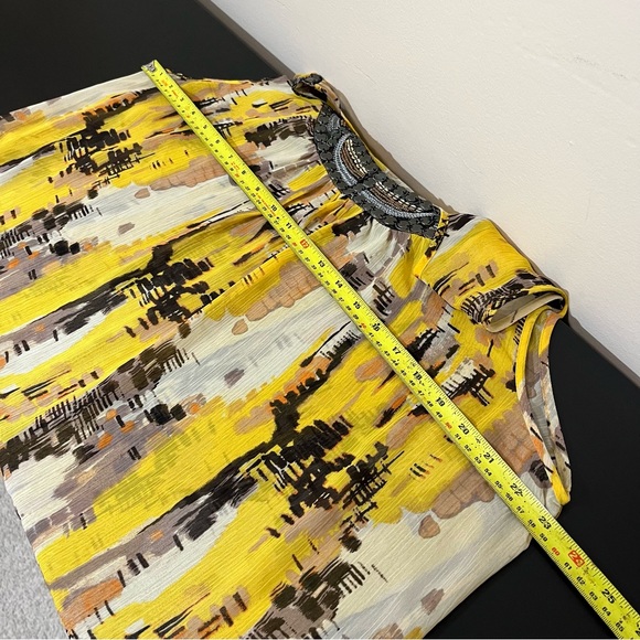 Lane Bryant Bedazzled Neckline Sleeveless Blouse - Picture 8 of 10